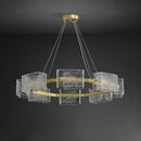 Water ripple Glass  Chandelier
