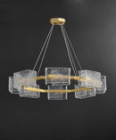 Water ripple Glass  Chandelier