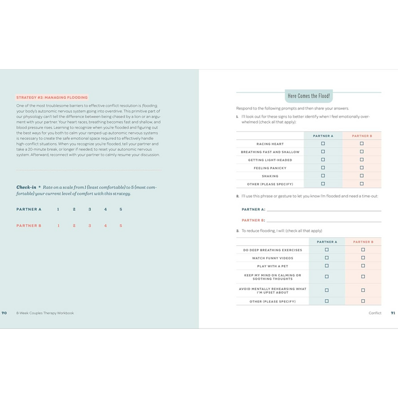 8-Week Couples Therapy Workbook: Essential Strategies to Connect, Improve Communication, and Strengthen Your Relationship (Spiral Bound)