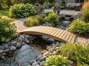 8 ft bridge with no railling by Cedar Creek Rustic Furniture