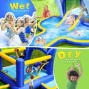 8-In-1 Inflatable Water Park Bounce House with Sprinkler, Water Gun, And Basketball Hoop (SAK38152) by SAKSBY WHOLESALE
