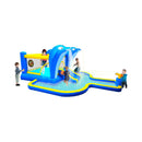 8-In-1 Inflatable Water Park Bounce House with Sprinkler, Water Gun, And Basketball Hoop (SAK38152) by SAKSBY WHOLESALE