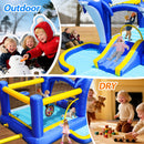 8-In-1 Inflatable Water Park Bounce House with Sprinkler, Water Gun, And Basketball Hoop (SAK38152) by SAKSBY WHOLESALE