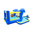 8-In-1 Inflatable Water Park Bounce House with Sprinkler, Water Gun, And Basketball Hoop (SAK38152) by SAKSBY WHOLESALE