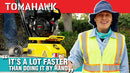 8” Gas Concrete Scarifier Planer Grinder with 5.5 HP Honda Engine & Drum by Tomahawk Power