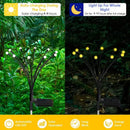 8 LED Solar Firefly Hanging Solar Lights