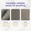 Natural Gray Corriedale Cross Combed Wool Top