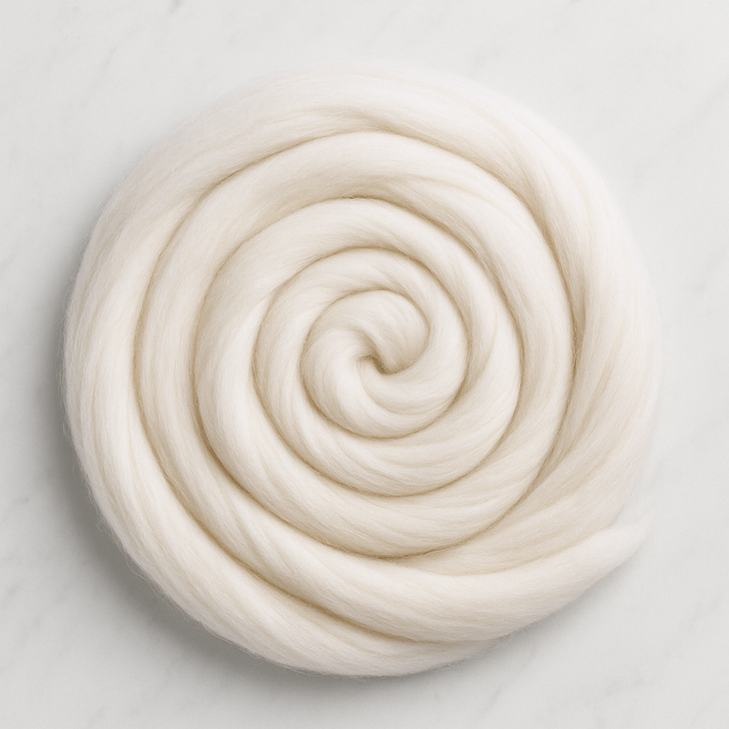 Undyed Merino Combed Wool Top