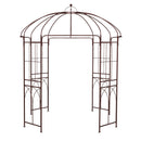 8.4 x 7 Feet Wide Birdcage Shape Garden Arbor