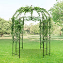 8.4 x 7 Feet Wide Birdcage Shape Garden Arbor by LJGDeals