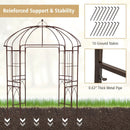 8.4 x 7 Feet Wide Birdcage Shape Garden Arbor by LJGDeals