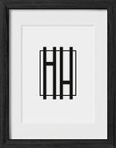 Black Oak Glass Picture Frame