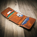 The Trinity Trifold Wallet by Bull Sheath Leather