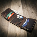 The Trinity Trifold Wallet by Bull Sheath Leather