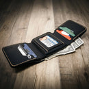 Badge Trifold Wallet by Bull Sheath Leather