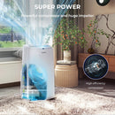 12000BTU 3-in-1 Portable Air Conditioner with Remote-White by LJGDeals