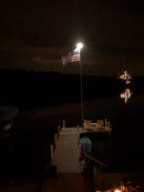TelePatriot 800 Series Solar Flagpole Light - 200 LED Waterproof IP65
