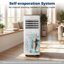 10000 BTU Portable Air Conditioner with Fan and Dehumidifier and LED Display by LJGDeals