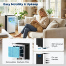 10000 BTU Portable Air Conditioner with Fan and Dehumidifier and LED Display by LJGDeals