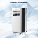 10000 BTU Portable Air Conditioner with Fan and Dehumidifier and LED Display by LJGDeals