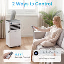 8000 BTU Portable Air Conditioner with Dehumidifier & Timer by DirectDeals