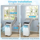8000 BTU Portable Air Conditioner with Dehumidifier & Timer by LJGDeals