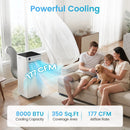 8000 BTU Portable Air Conditioner with Dehumidifier & Timer by LJGDeals