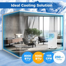 8000 BTU Portable Air Conditioner 3 in 1 AC Unit Fan and Dehumidifier by LJGDeals