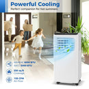 Portable Air Conditioner 8000 BTU 3-in-1 Cooling Fan Dehumidifier by DirectDeals
