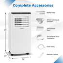 10000 BTU Portable Air Conditioner 3 in 1 Floor AC Unit with Fan and Dehumidifier by LJGDeals