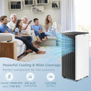 3-in-1 10000 BTU Air Conditioner with Humidifier and Smart Sleep Mode by LJGDeals