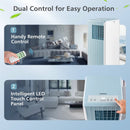 3-in-1 10000 BTU Air Conditioner with Humidifier and Smart Sleep Mode by DirectDeals