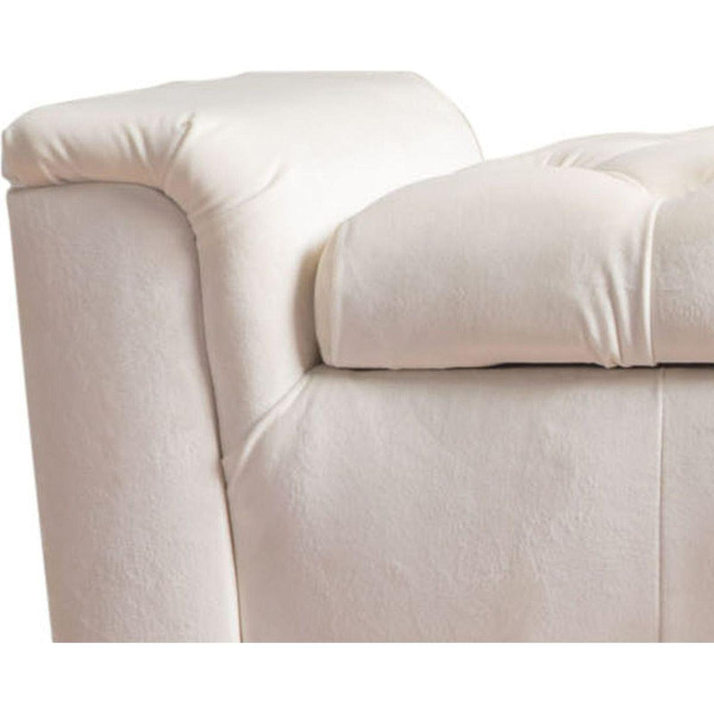 ALDEN ARMED STORAGE BENCH