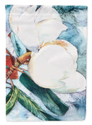 Flower - Magnolia House Flag 28x40 Porch Sleeve Pole Decorative Outside Yard Banner Artwork Wall Hanging, Polyester