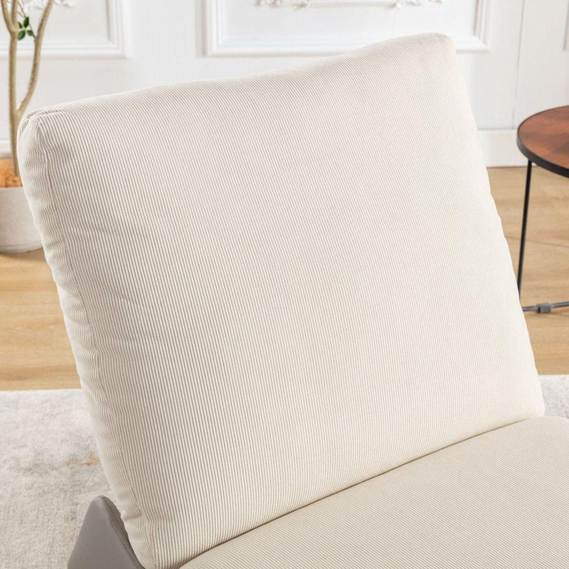 Modern Rocking Chair Recliner, Comfy Rocker Nursery Chair with Footrest, Accent Reading Chair, Upholstered Lounge Chair for Relaxing, Resting,Soft Padded Rocker for Indoor Living Room Bedroom,Gray