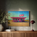 Desert Dream – Retro Pink Motel Wall Art