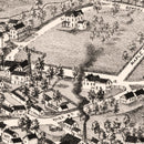 Vintage Map of Charlton City, Massachusetts 1887