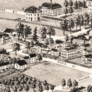 Vintage Map of Cochituate, Massachusetts 1887