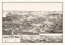 Vintage Map of Cochituate, Massachusetts 1887