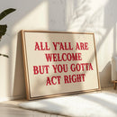Act Right or Git