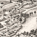 Vintage Map of East Pepperell, Massachusetts 1886