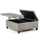 Harrison - Upholstered Coffee Table Storage Ottoman by Unique Piece Furniture