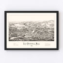 Vintage Map of East Pepperell, Massachusetts 1886