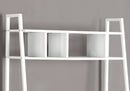 Computer Desk for Home Office, Laptop & Storage Shelves - White by HouseOfZazla