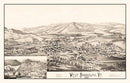 Vintage Map of West Randolph, Vermont 1886