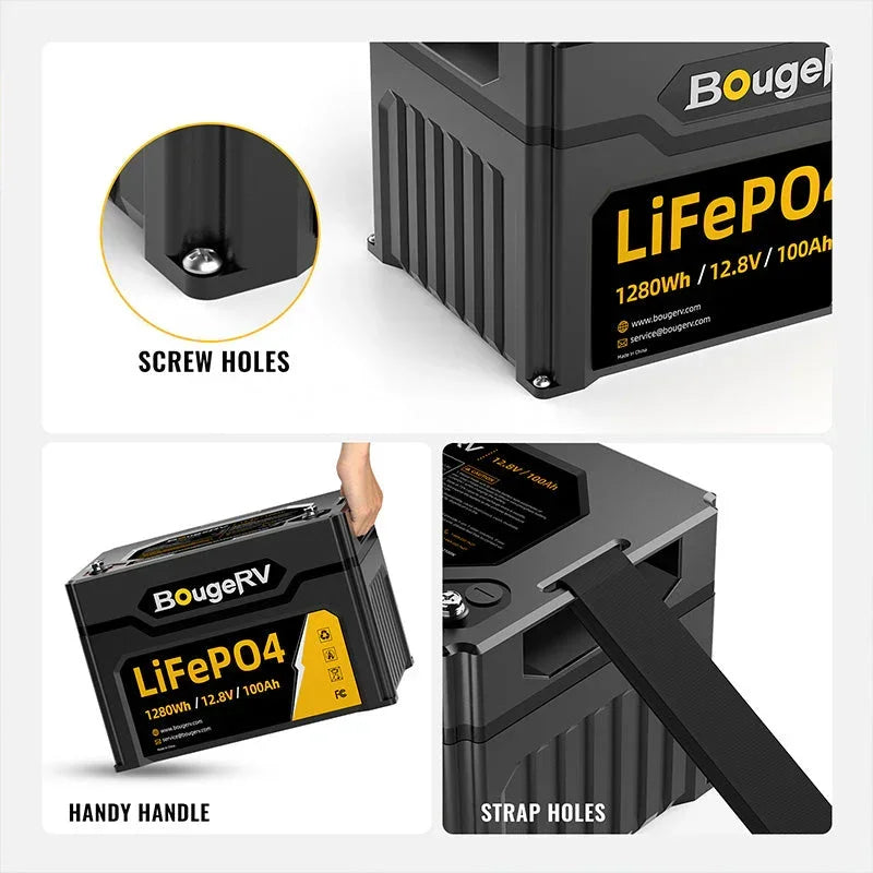 12V 1280Wh/100Ah LiFePO4 Battery, photo 6 of 12