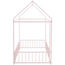 Metal Bed House Bed Frame With Fence by Unique Piece Furniture