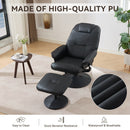 360° Swivel Reclining Chair With Wrapped Base, 5 Point Vibration Massage by HouseOfZazla