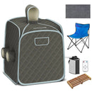800W 2 Person Portable Steam Sauna Tent SPA with Hat Side Holes 3L Steamer by LJGDeals