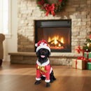 Festive Labrador Christmas Statue